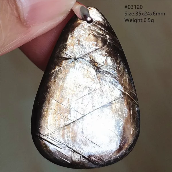 Rare Black Lepidolite & Kunzite Star Flash Pendant Necklace