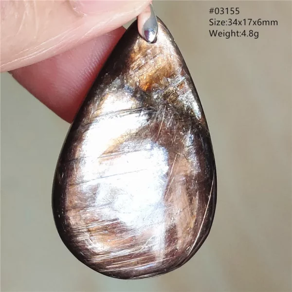 Rare Black Lepidolite & Kunzite Star Flash Pendant Necklace