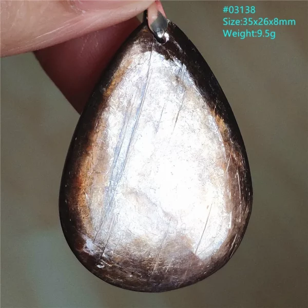 Rare Black Lepidolite & Kunzite Star Flash Pendant Necklace