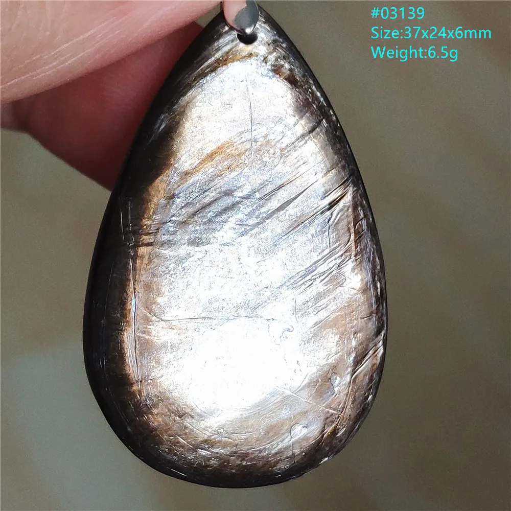 Rare Black Lepidolite & Kunzite Star Flash Pendant Necklace - Image 65