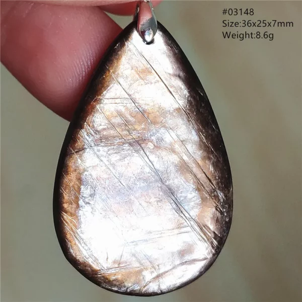 Rare Black Lepidolite & Kunzite Star Flash Pendant Necklace