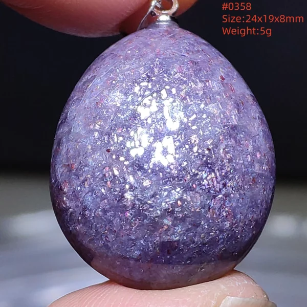 Natural Blue Blood Iolite Pendant Necklace Women Cordierite Star Light Red Dichroite Iolite Bead Heart Water Drop AAAAAA
