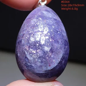Natural Blue Blood Iolite Pendant Necklace Women Cordierite Star Light Red Dichroite Iolite Bead Heart Water Drop AAAAAA - Image 47