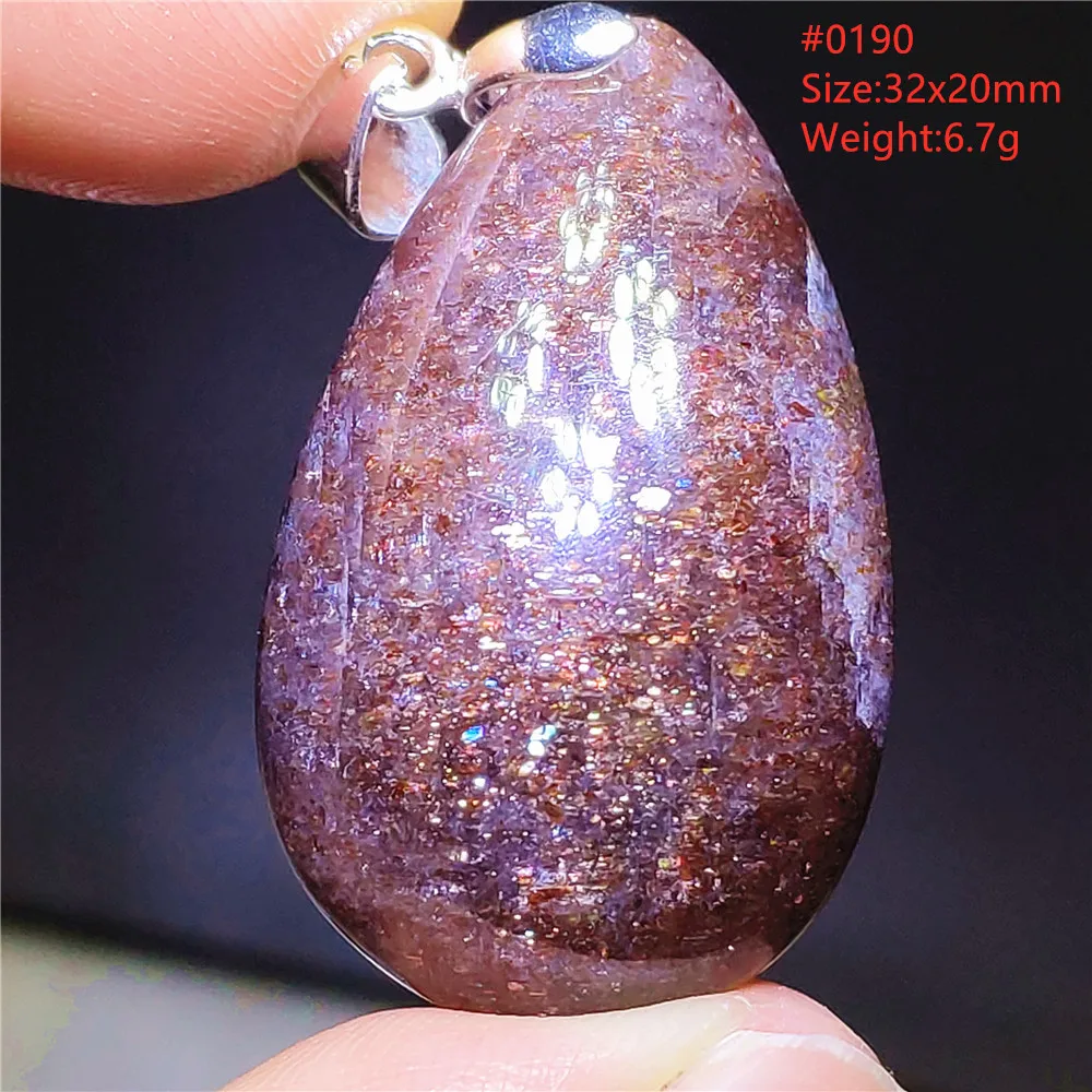 Natural Blue Blood Iolite Pendant Necklace Women Cordierite Star Light Red Dichroite Iolite Bead Heart Water Drop AAAAAA - Image 48