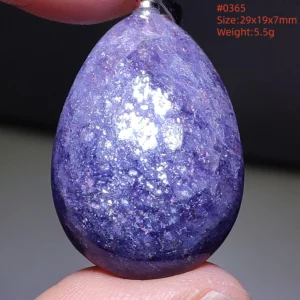 Natural Blue Blood Iolite Pendant Necklace Women Cordierite Star Light Red Dichroite Iolite Bead Heart Water Drop AAAAAA - Image 49
