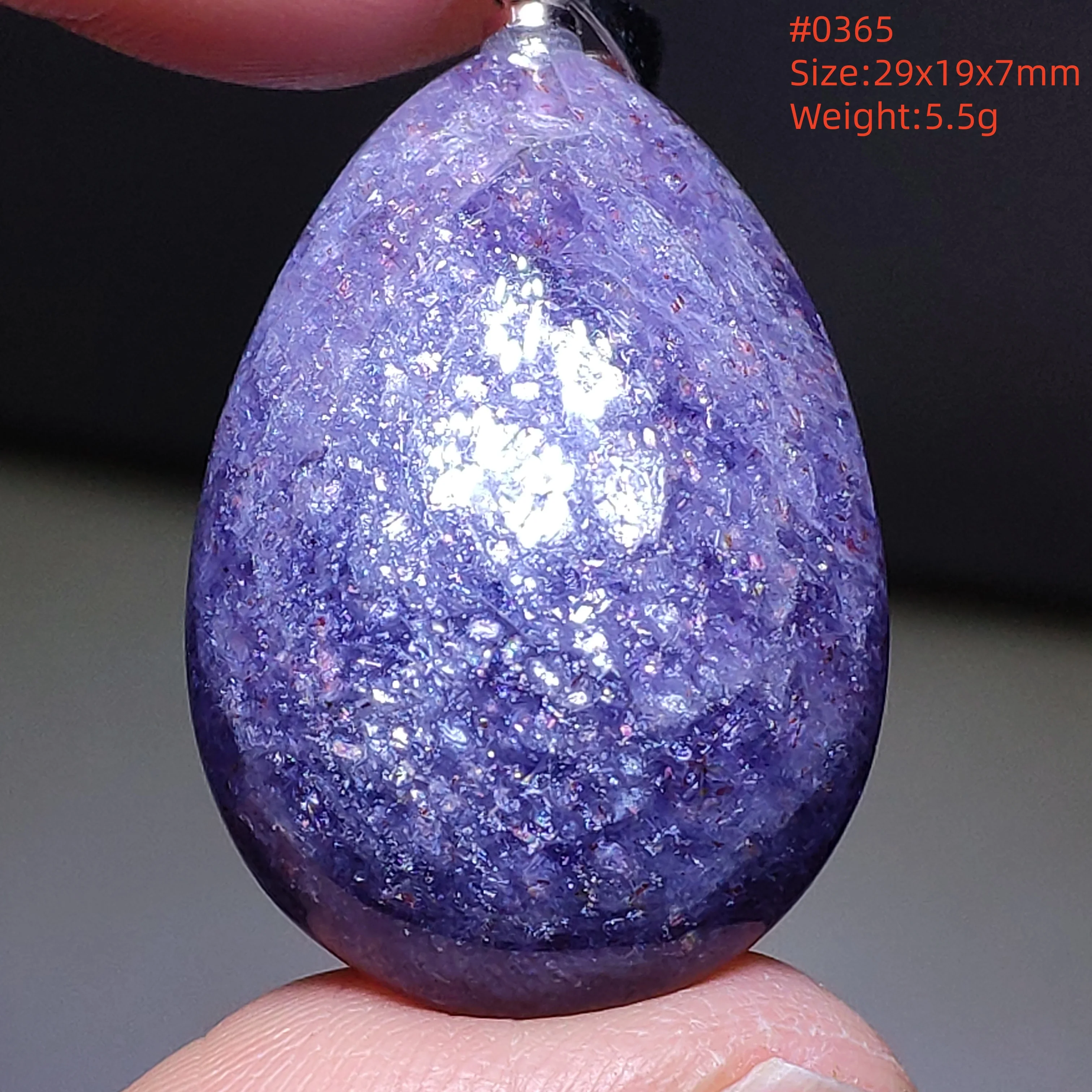 Natural Blue Blood Iolite Pendant Necklace Women Cordierite Star Light Red Dichroite Iolite Bead Heart Water Drop AAAAAA - Image 49