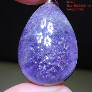 Natural Blue Blood Iolite Pendant Necklace Women Cordierite Star Light Red Dichroite Iolite Bead Heart Water Drop AAAAAA - Image 59