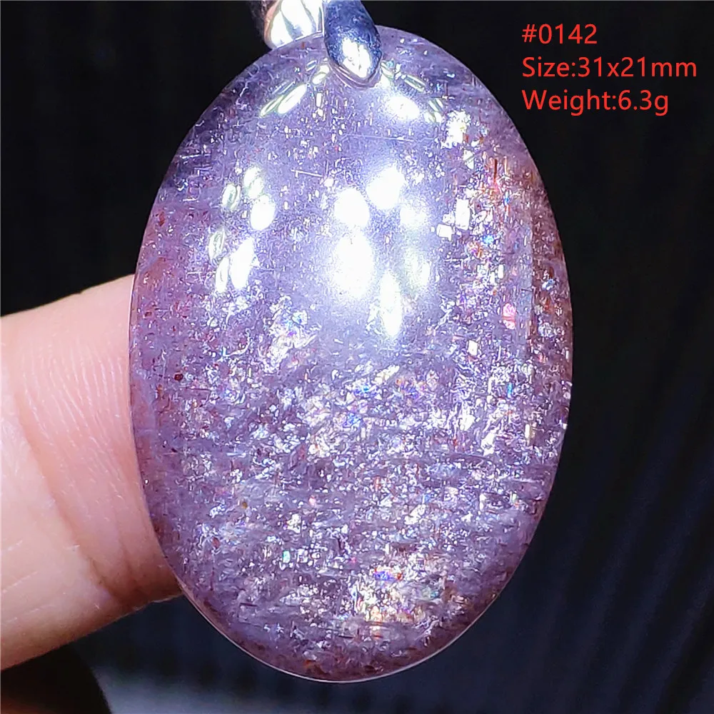 Natural Blue Blood Iolite Pendant Necklace Women Cordierite Star Light Red Dichroite Iolite Bead Heart Water Drop AAAAAA - Image 10
