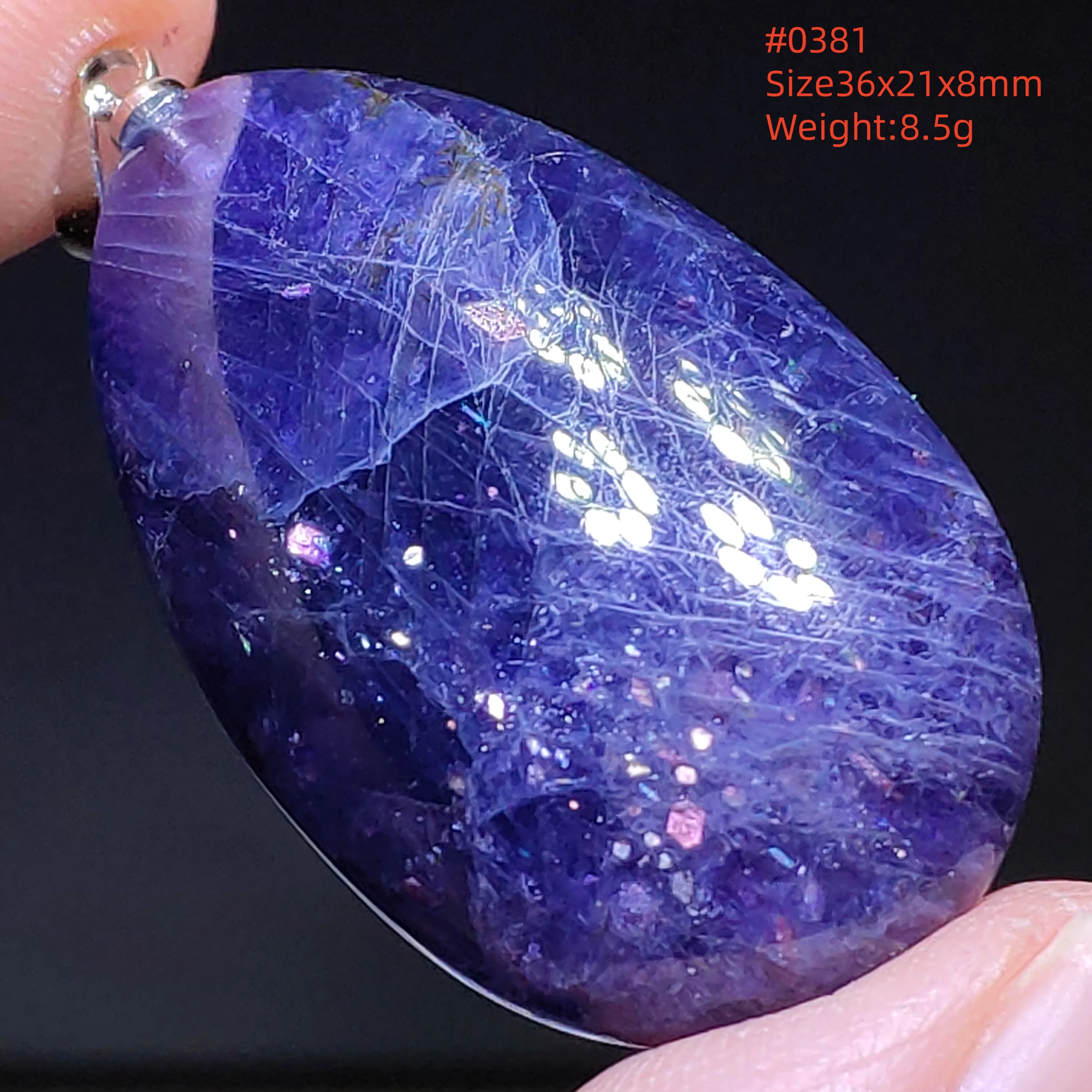 Natural Blue Blood Iolite Pendant Necklace Women Cordierite Star Light Red Dichroite Iolite Bead Heart Water Drop AAAAAA - Image 67