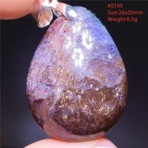 Natural Blue Blood Iolite Pendant Necklace Women Cordierite Star Light Red Dichroite Iolite Bead Heart Water Drop AAAAAA - Image 41
