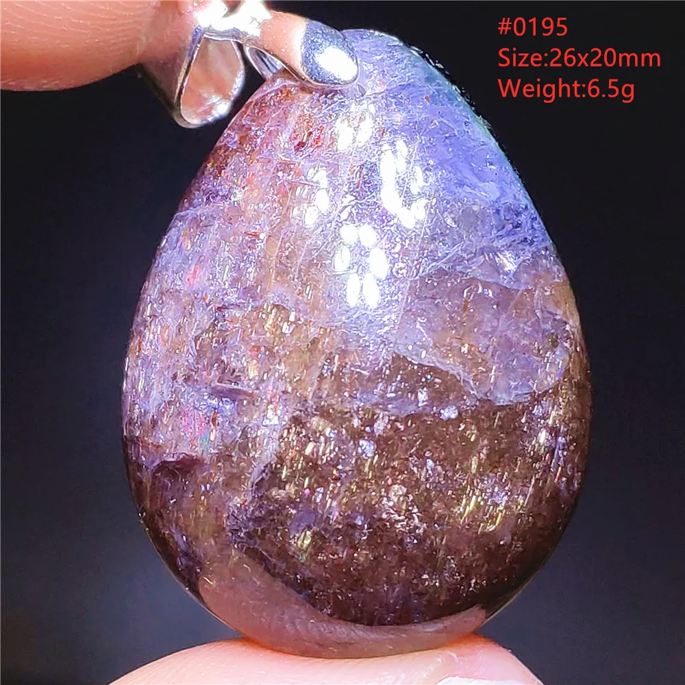 Natural Blue Blood Iolite Pendant Necklace Women Cordierite Star Light Red Dichroite Iolite Bead Heart Water Drop AAAAAA - Image 41