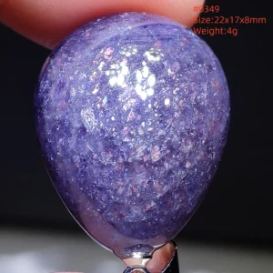 Natural Blue Blood Iolite Pendant Necklace Women Cordierite Star Light Red Dichroite Iolite Bead Heart Water Drop AAAAAA - Image 28