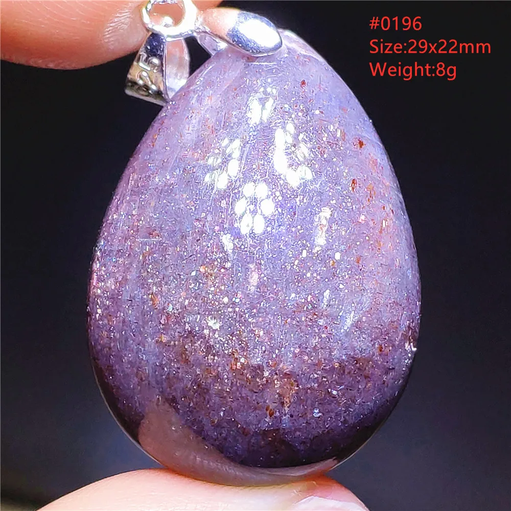 Natural Blue Blood Iolite Pendant Necklace Women Cordierite Star Light Red Dichroite Iolite Bead Heart Water Drop AAAAAA - Image 34