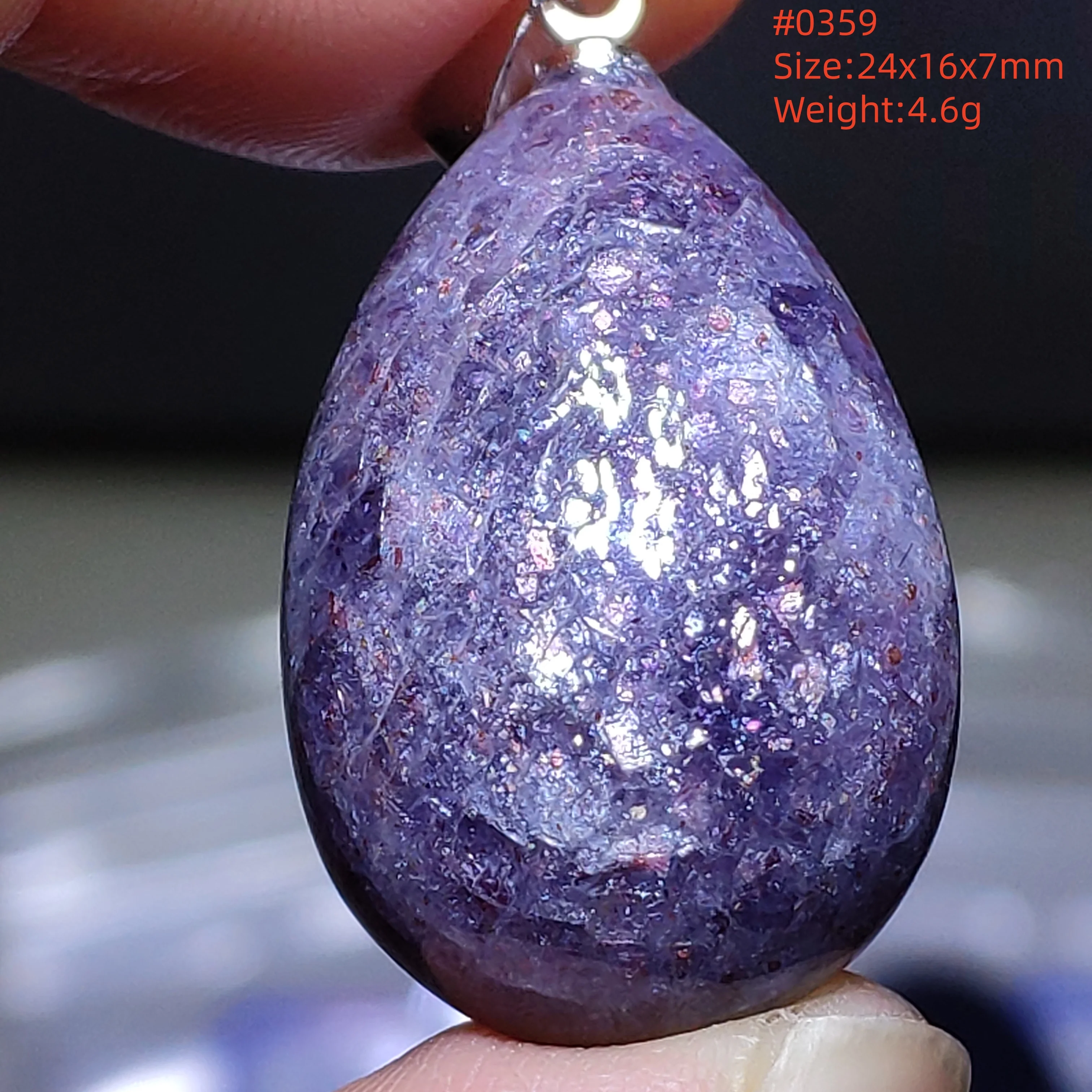 Natural Blue Blood Iolite Pendant Necklace Women Cordierite Star Light Red Dichroite Iolite Bead Heart Water Drop AAAAAA - Image 40