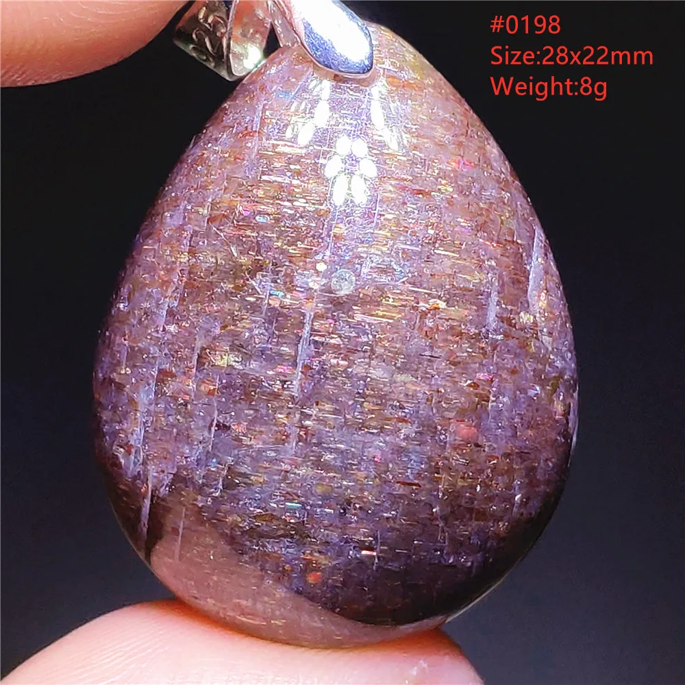 Natural Blue Blood Iolite Pendant Necklace Women Cordierite Star Light Red Dichroite Iolite Bead Heart Water Drop AAAAAA - Image 37