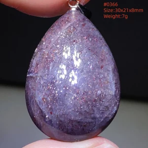 Natural Blue Blood Iolite Pendant Necklace Women Cordierite Star Light Red Dichroite Iolite Bead Heart Water Drop AAAAAA - Image 50