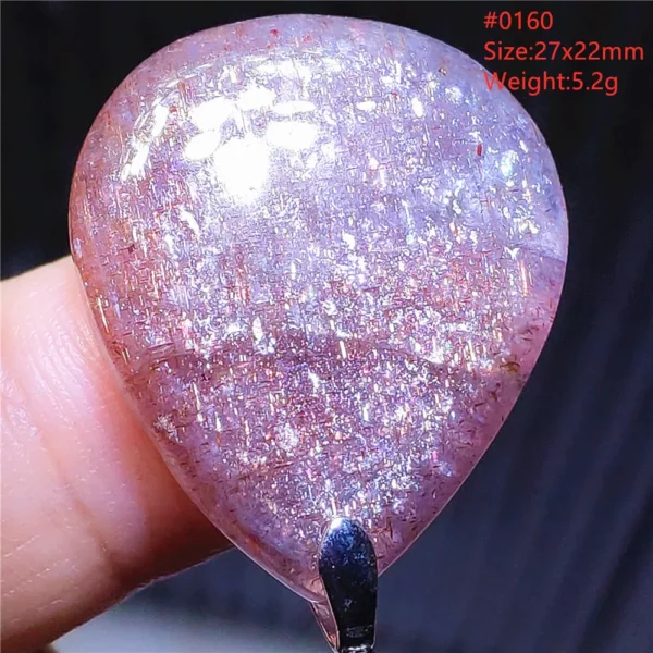 Natural Blue Blood Iolite Pendant Necklace Women Cordierite Star Light Red Dichroite Iolite Bead Heart Water Drop AAAAAA