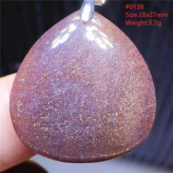 Natural Blue Blood Iolite Pendant Necklace Women Cordierite Star Light Red Dichroite Iolite Bead Heart Water Drop AAAAAA
