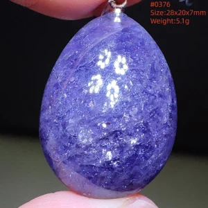 Natural Blue Blood Iolite Pendant Necklace Women Cordierite Star Light Red Dichroite Iolite Bead Heart Water Drop AAAAAA - Image 62