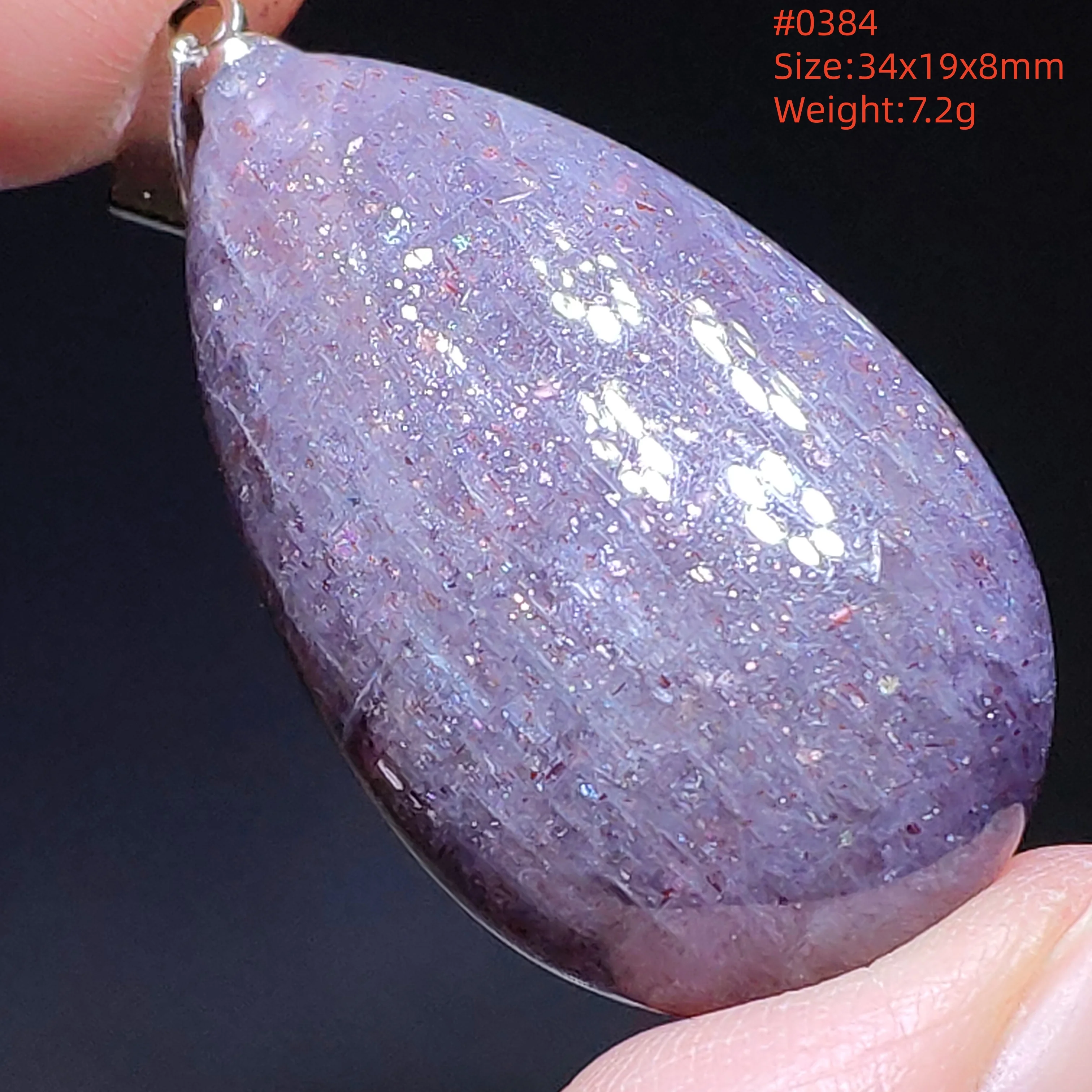 Natural Blue Blood Iolite Pendant Necklace Women Cordierite Star Light Red Dichroite Iolite Bead Heart Water Drop AAAAAA - Image 71