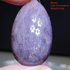 Natural Blue Blood Iolite Pendant Necklace Women Cordierite Star Light Red Dichroite Iolite Bead Heart Water Drop AAAAAA - Image 23