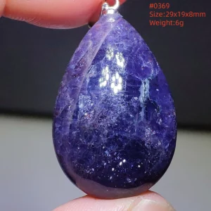 Natural Blue Blood Iolite Pendant Necklace Women Cordierite Star Light Red Dichroite Iolite Bead Heart Water Drop AAAAAA - Image 55