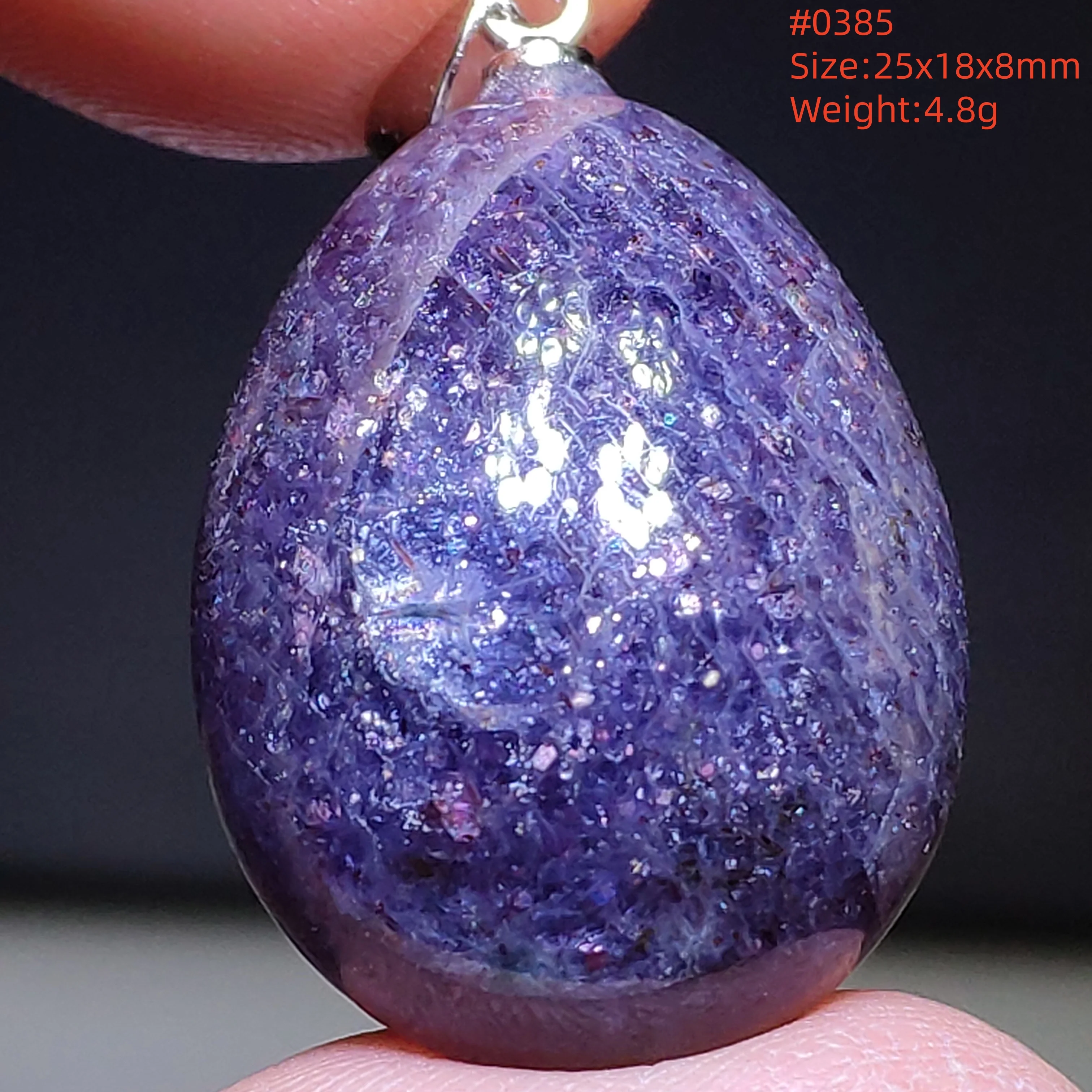 Natural Blue Blood Iolite Pendant Necklace Women Cordierite Star Light Red Dichroite Iolite Bead Heart Water Drop AAAAAA - Image 72