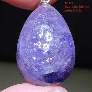Natural Blue Blood Iolite Pendant Necklace Women Cordierite Star Light Red Dichroite Iolite Bead Heart Water Drop AAAAAA - Image 57