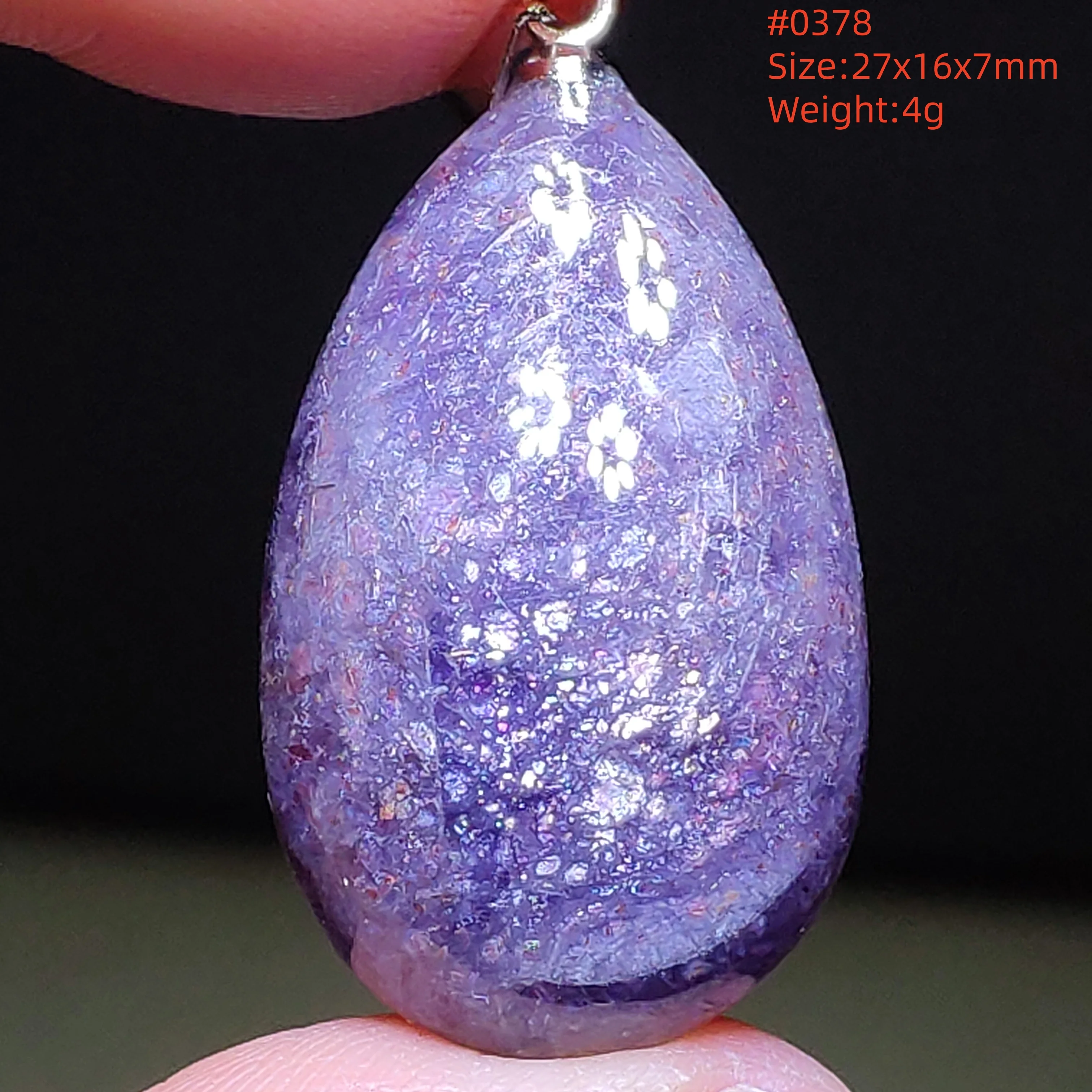 Natural Blue Blood Iolite Pendant Necklace Women Cordierite Star Light Red Dichroite Iolite Bead Heart Water Drop AAAAAA - Image 64