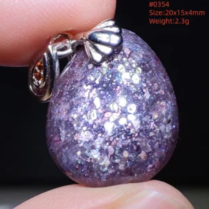 Natural Blue Blood Iolite Pendant Necklace Women Cordierite Star Light Red Dichroite Iolite Bead Heart Water Drop AAAAAA - Image 33