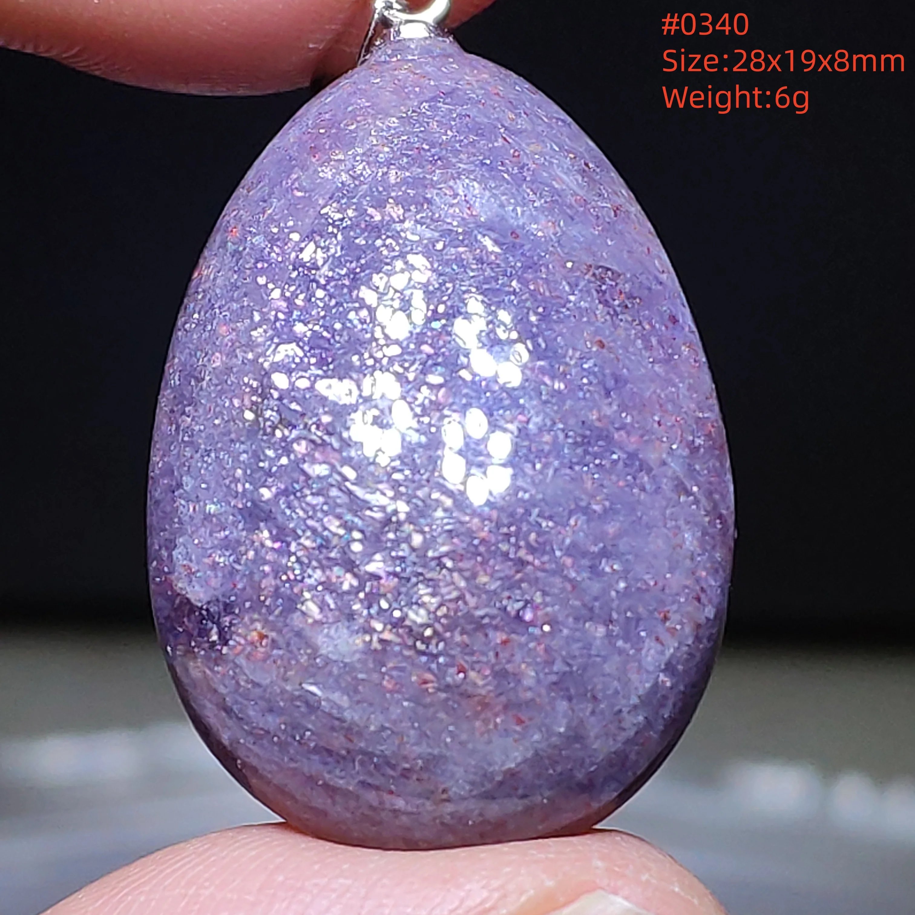 Natural Blue Blood Iolite Pendant Necklace Women Cordierite Star Light Red Dichroite Iolite Bead Heart Water Drop AAAAAA - Image 19