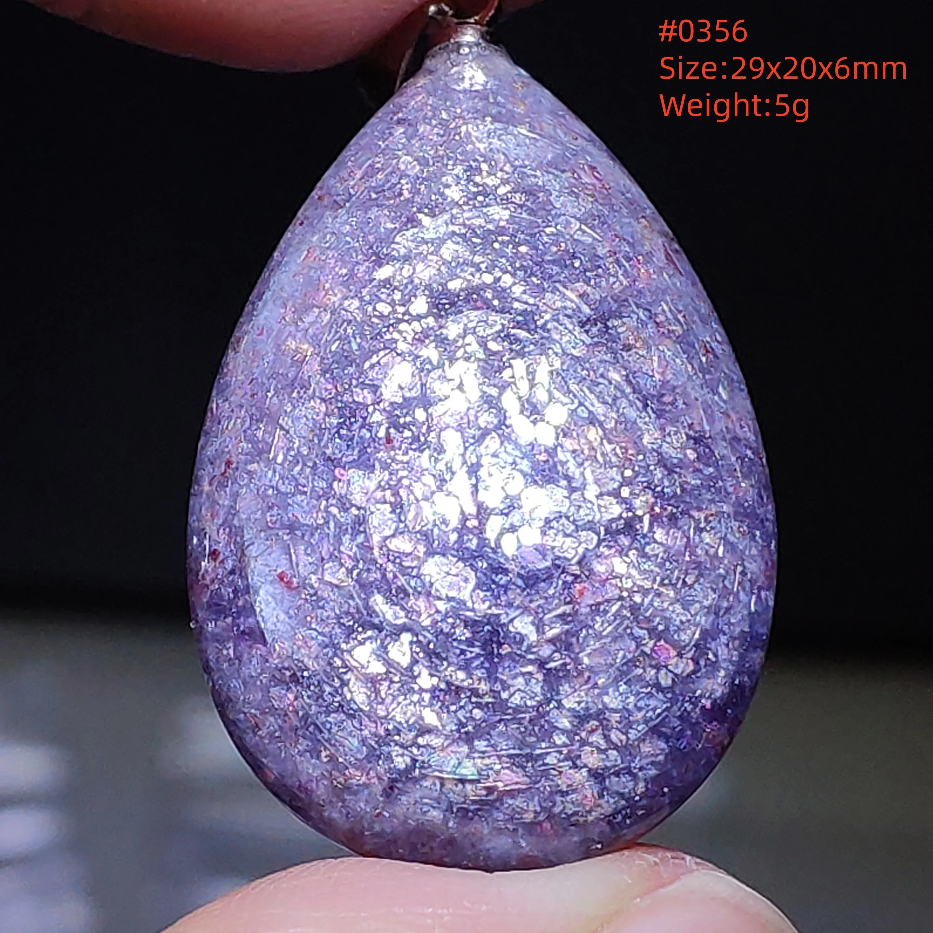 Natural Blue Blood Iolite Pendant Necklace Women Cordierite Star Light Red Dichroite Iolite Bead Heart Water Drop AAAAAA - Image 36