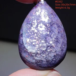 Natural Blue Blood Iolite Pendant Necklace Women Cordierite Star Light Red Dichroite Iolite Bead Heart Water Drop AAAAAA - Image 45