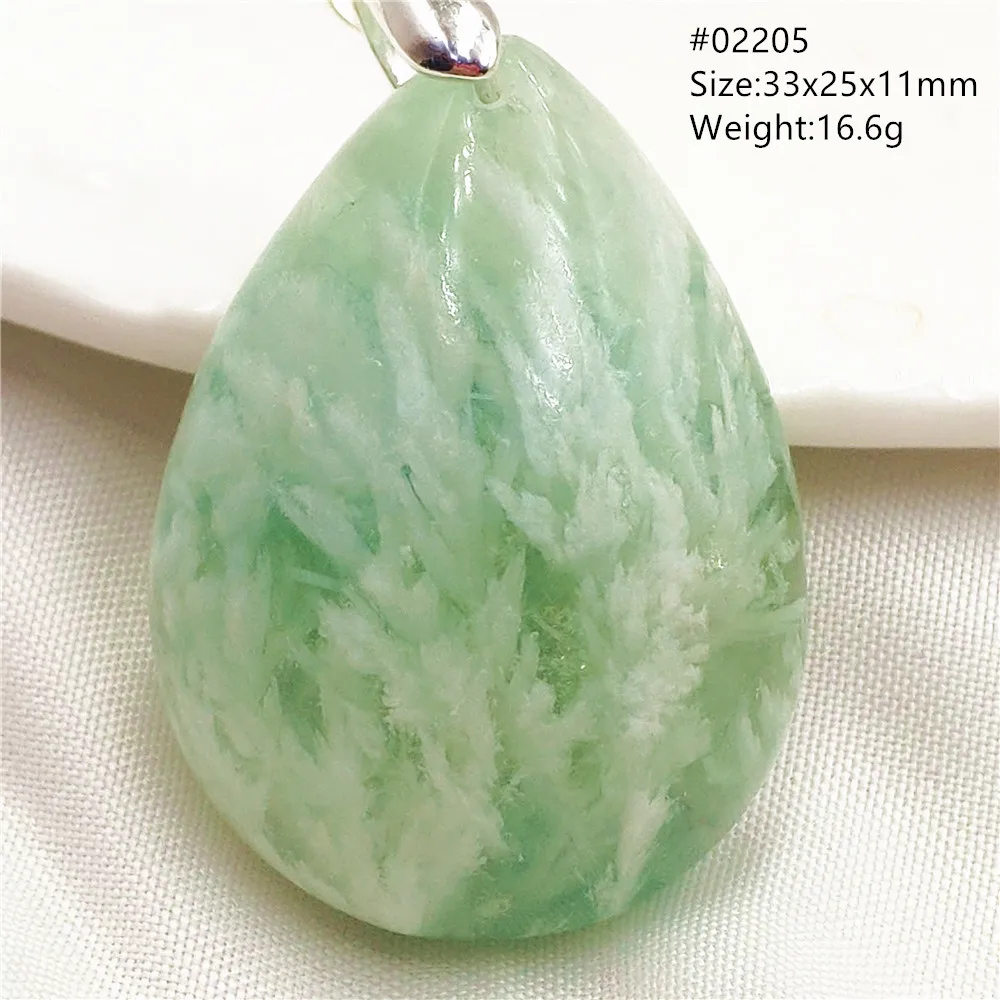 Natural Blue Green Feather Fluorite Quartz Pendant Necklace Jewelry Fashion Gift Women Water Drop Colorful Angel Fluorite AAAAA - Image 24