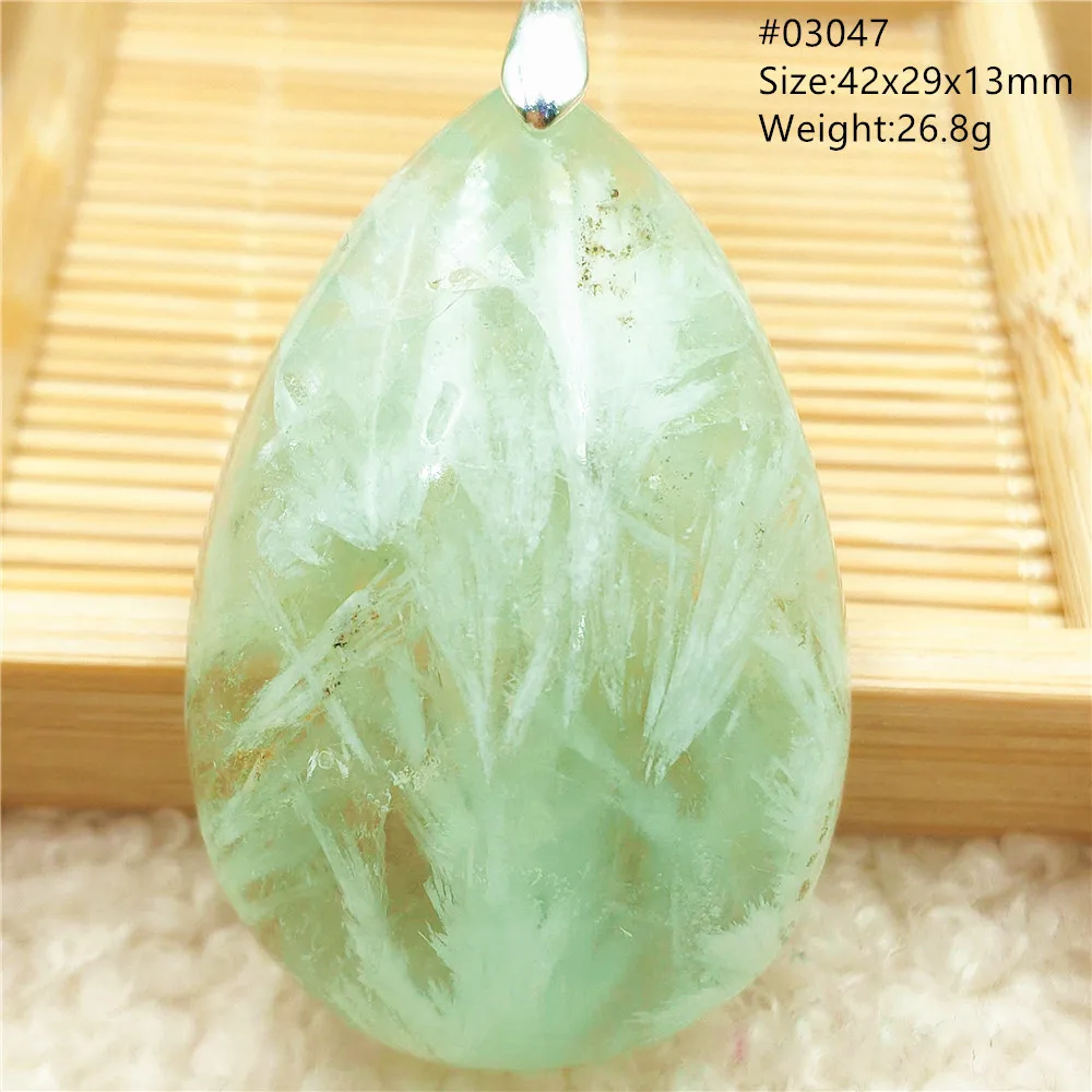 Natural Blue Green Feather Fluorite Quartz Pendant Necklace Jewelry Fashion Gift Women Water Drop Colorful Angel Fluorite AAAAA - Image 54