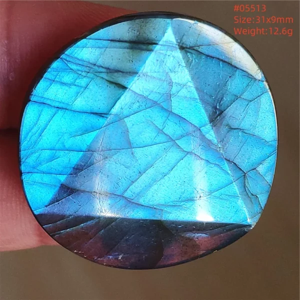 Natural Blue Labradorite Bead Pendant Necklace Women Men Labradorite Fashion Beads Jewelry AAAAA