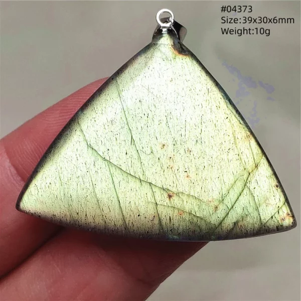 Natural Blue Labradorite Bead Pendant Necklace Women Men Labradorite Fashion Beads Jewelry AAAAA