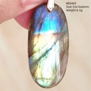 Natural Blue Labradorite Bead Pendant Necklace Women Men Labradorite Fashion Beads Jewelry AAAAA - Image 68