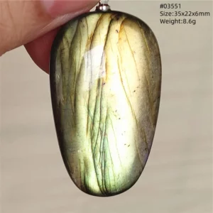 Natural Blue Labradorite Bead Pendant Necklace Women Men Labradorite Fashion Beads Jewelry AAAAA - Image 49