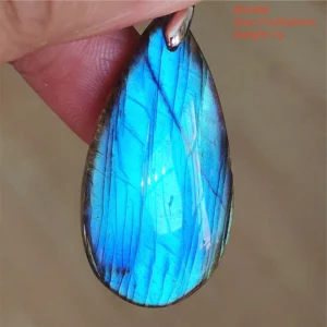 Natural Blue Labradorite Bead Pendant Necklace Women Men Labradorite Fashion Beads Jewelry AAAAA - Image 65