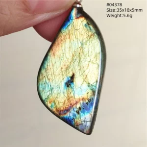 Natural Blue Labradorite Bead Pendant Necklace Women Men Labradorite Fashion Beads Jewelry AAAAA - Image 15