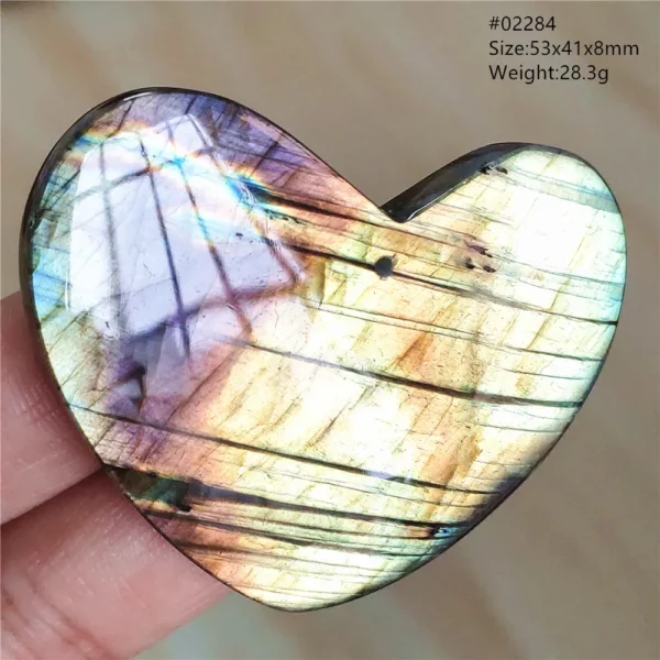 Natural Blue Labradorite Bead Necklace, AAAAA
