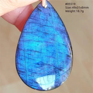 Natural Blue Labradorite Bead Pendant Necklace Women Men Labradorite Fashion Beads Jewelry AAAAA - Image 36