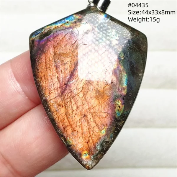 Natural Blue Labradorite Bead Necklace, AAAAA