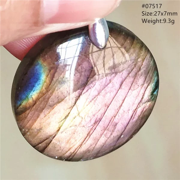Natural Blue Labradorite Bead Necklace, AAAAA