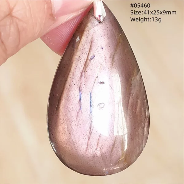 Natural Blue Labradorite Bead Pendant Necklace Women Men Labradorite Fashion Beads Jewelry AAAAA