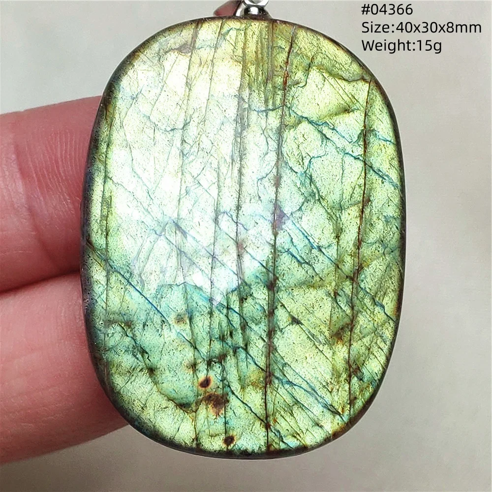 Natural Blue Labradorite Bead Pendant Necklace Women Men Labradorite Fashion Beads Jewelry AAAAA - Image 19