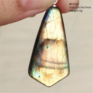 Natural Blue Labradorite Bead Pendant Necklace Women Men Labradorite Fashion Beads Jewelry AAAAA - Image 48