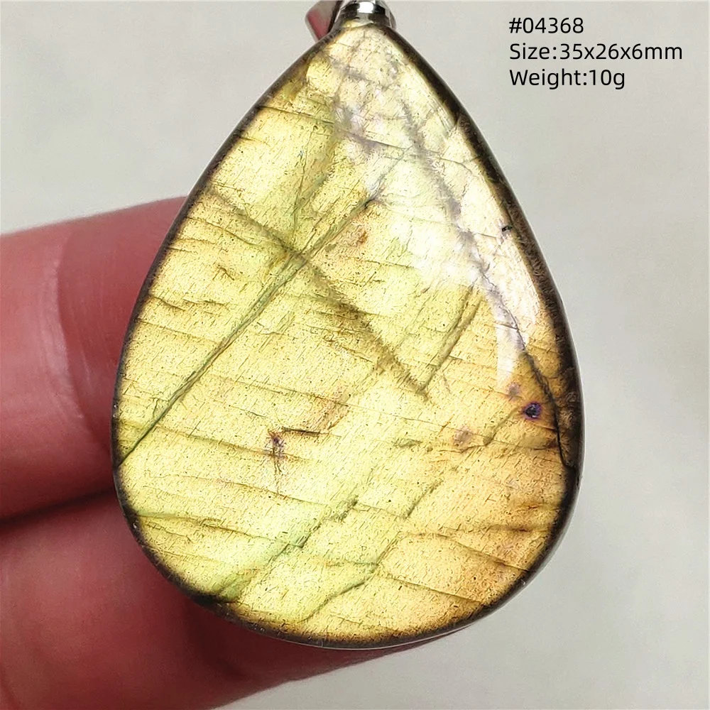 Natural Blue Labradorite Bead Pendant Necklace Women Men Labradorite Fashion Beads Jewelry AAAAA - Image 17
