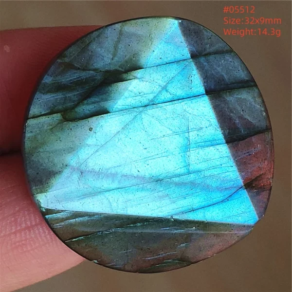 Natural Blue Labradorite Bead Pendant Necklace Women Men Labradorite Fashion Beads Jewelry AAAAA